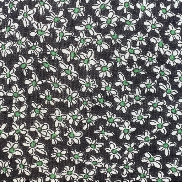 VTG Krizia 100% Silk Sheer Floral Blouse Italy Button Pockets Long Sleeve Small - Picture 5 of 10